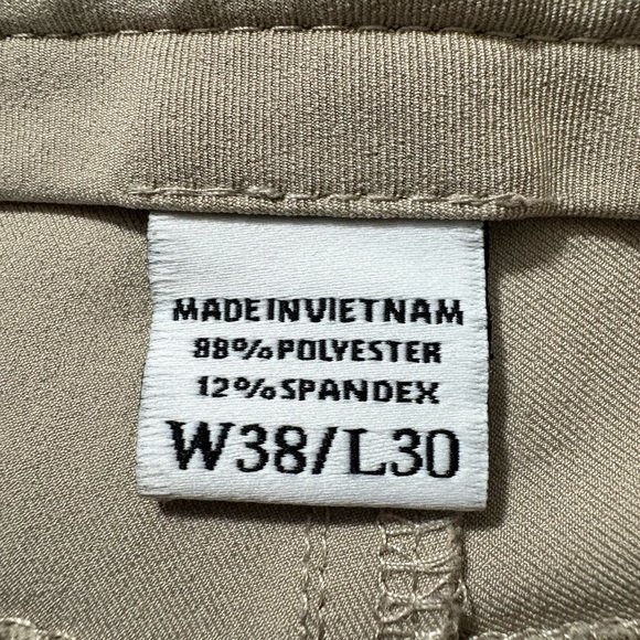 Bundle/2 Men’s FootJoy Golf Slacks. 1 Navy and 1 Tan. Size 38/30. Athletic Fit. - Picture 4 of 16